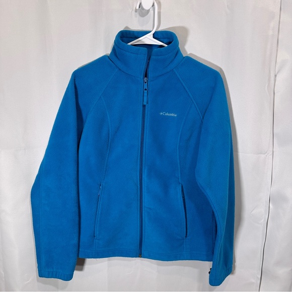 Columbia Vibrant Blue Fleece Jacket - Picture 1 of 6